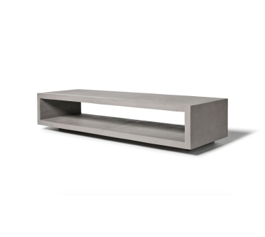 Concrete TV stand 