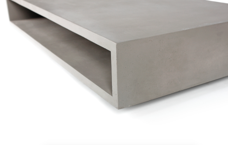 Concrete coffee table F5
