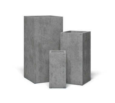Tower concrete planter L