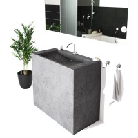 Freestanding concrete Sink U9B