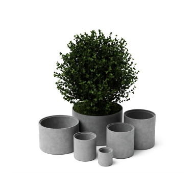 Cynamon concrete planter M-XXXXL