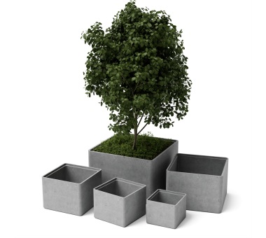Stone concrete planter L-XXXL