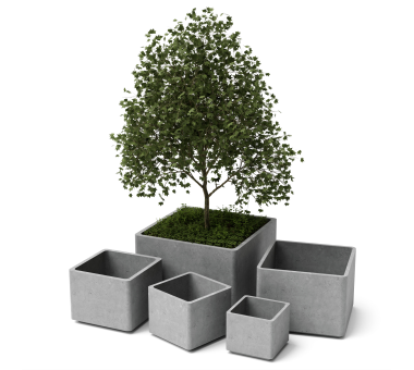 Kesto concrete planter L-XXXXL