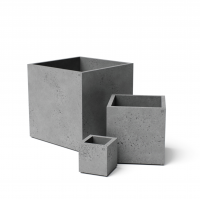 Cube concrete planter M-XL