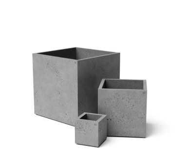 Cube concrete planter M-XL