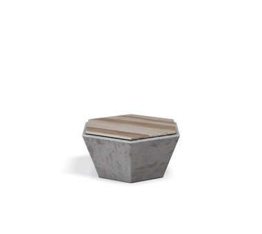 Hexagon bench