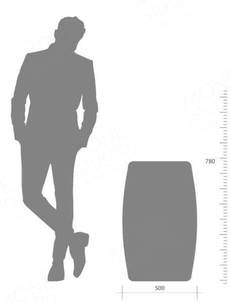 Concrete waste container U07
