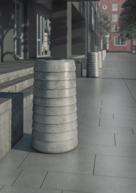 Concrete waste container U09